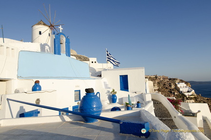 Santorini blue