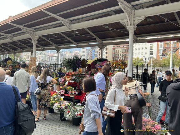 Bilbao flower market