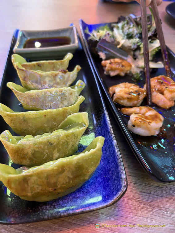 Food at the Buga Ramen in Bilbao