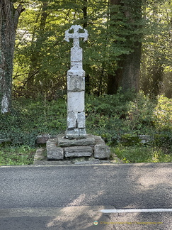 Stone Pilgrim's Cross in Roncesvalles