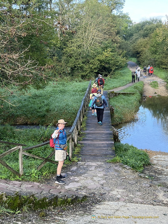 Wooden bridge at Auritz-Burguete