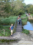 Wooden bridge at Auritz-Burguete