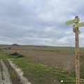 Camino signpost (991 visites) Signpost pointing the way to Santiago de Compostela Camino signpost