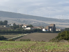 Wind farm landscape