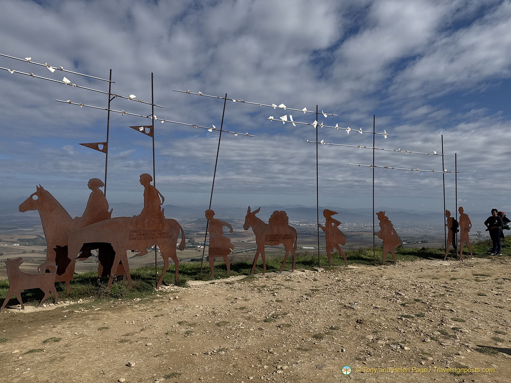 Pilgrims and animals