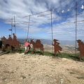 Arriving at Alto del Perdon (1058 visits) We arrive at the famous Monument of the Alto del Perdón Arriving at Alto del Perdon