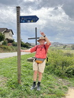 Signpost to Puenta la Reina