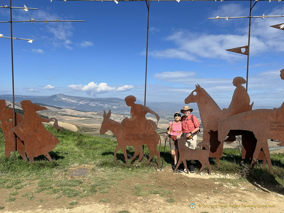 Great views from Alto del Perdón