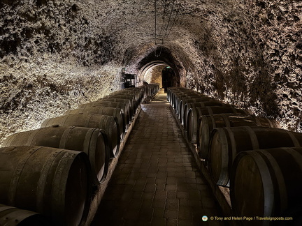 Bodega El Fabulista wine cellar