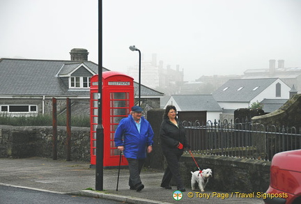 Morning strollers in Princetown