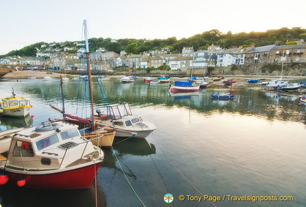 Boating is popular at Mousehole