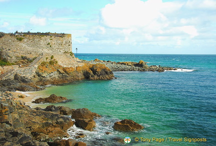 View of St Ives bay