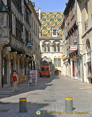 Hotel de Vogue at the end of the street 