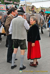 Locals at Oktoberfest