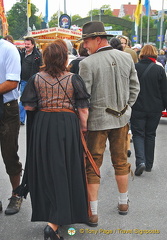 Locals enjoying Oktoberfest