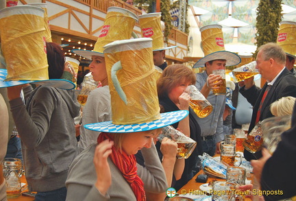 Some Oktoberfest stein hats