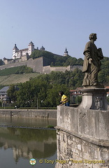 Distant view of Festung Marienberg