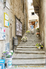 A pretty side street off via Nazionale