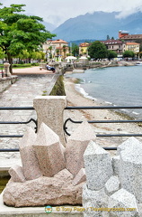 Waterfront promenade in Baveno