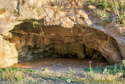 One of the many caves in Orvieto