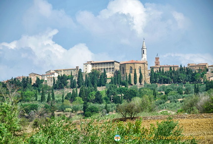 View of Pienza village