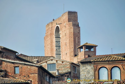 The towering unfinished nave of Siena Duomo