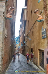 via Giovanni Dupre in Siena