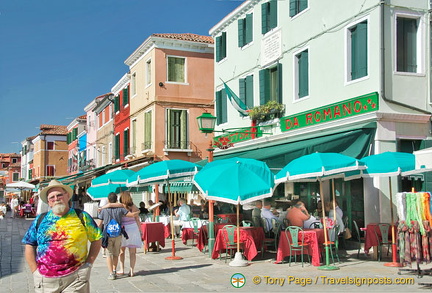 Trattoria Da Roma, where we had a nice meal before