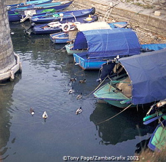 Fishing boats of Burano Island of Burano