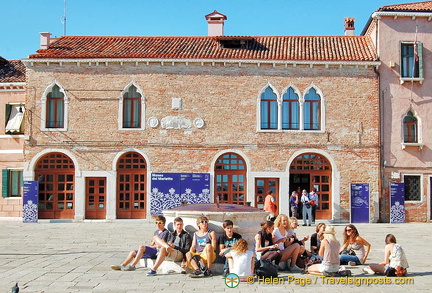 Museo del Merletto on Baldassare Galuppi square