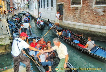 The end of a marvellous gondola ride