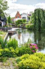 Picturesque canal homes