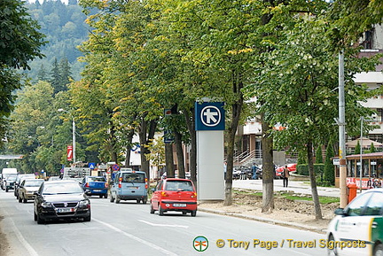 Sinaia, a Carpathian alpine resort