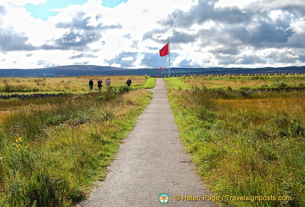 Culloden Battlefield path