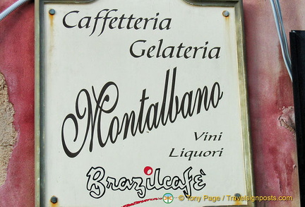 A real Cafetteria Montalbano - not a film set