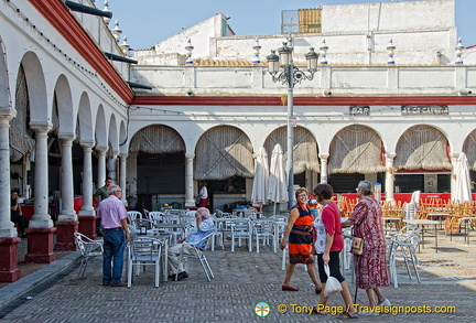 The galleries are now used by market merchants