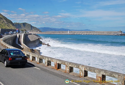 The beautiful Getaria coastline