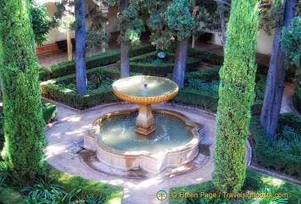 Alhambra water fountain