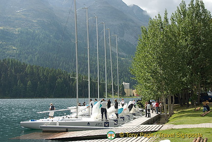 Lake walk, St Moritz