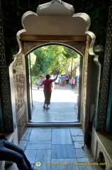 Green tomb entrance