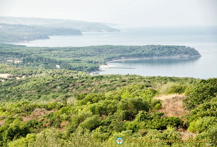 View of Gallipoli Peninsula from the Lone Pine Cemetery