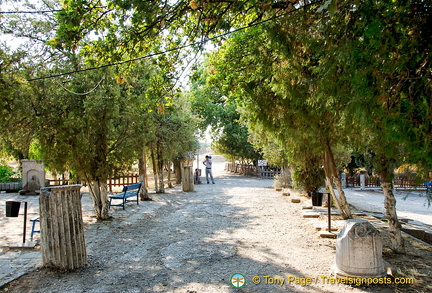 Stonework from ancient city of Troy