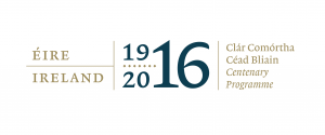 The official logo of the 1916 centenary programme, marked by events all over the country, but particularly in Dublin, where the rising took place.
